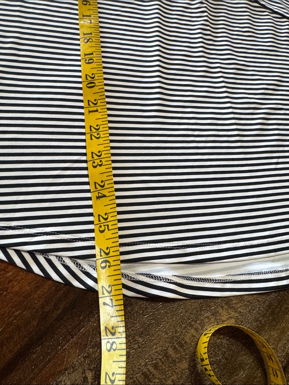 Tommy Bahama Black & White Striped Sleeveless Mock Neck Top - Picture 5 of 13